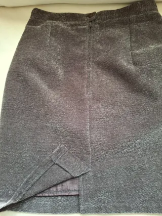 2 Gonne Dirette Grigio e Nero