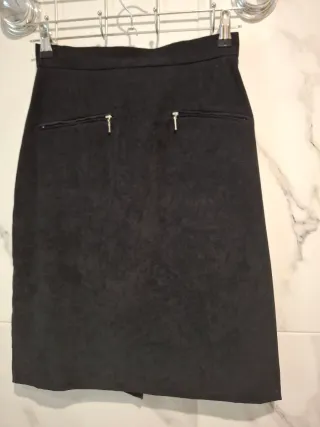 2 Gonne Dirette Grigio e Nero
