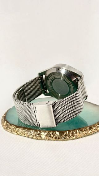 Reloj Aviador Malla Milanesa Negro