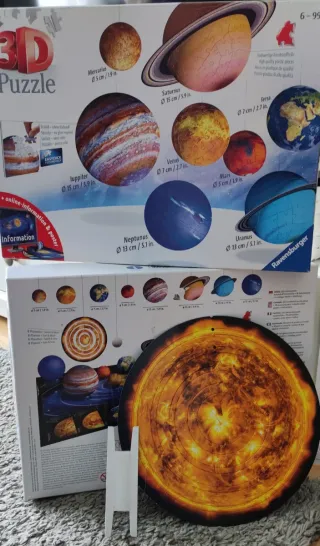 Puzzle 3D Planetas Ravensburger