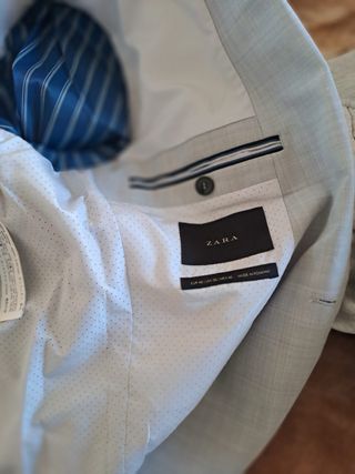 Traje de vestir Zara Gris Hombre