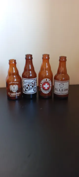 Lote 4 bottiglie di birra antiche pack del nord II