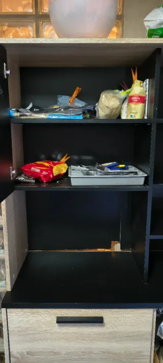 Mueble auxiliar cocina madera