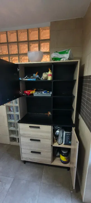 Mueble auxiliar cocina madera