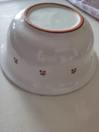 Insalatiera in terracotta arancione