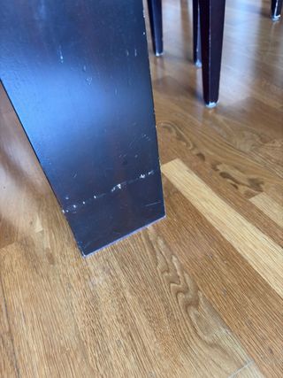 Mesa comedor madera extensible vengue sin sillas