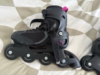 Patines en línea negros de OXELO (Decathlon)