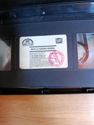 Películas VHS, con caja de videoclub (3)