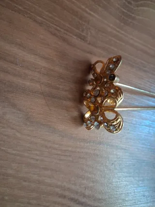 Aderezo Fallera Adulta Dorado y Naranja