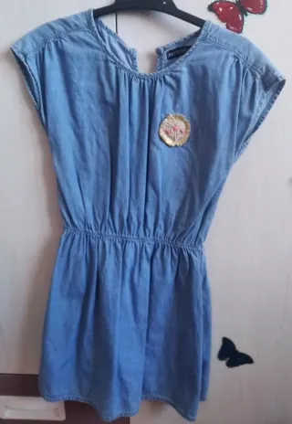 Vestido vaquero niña 8-9 años