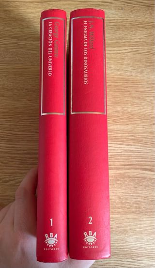 Lote 2 libros Biblioteca Divulgación Científica