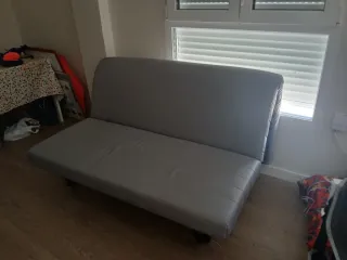 Sofá Cama Ikea Licksele Beige y Azul