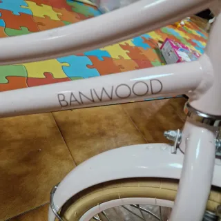 Bicicleta Niña Rosa con Cesta