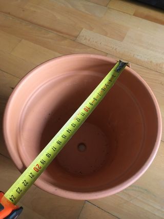 Lote 6 macetas de terracota