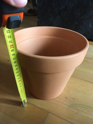 Lote 6 macetas de terracota