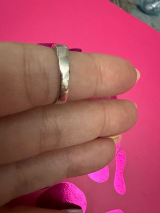 Anillo Solitario Plata
