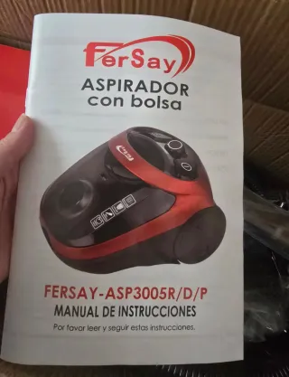 Aspiradora con bolsa Fersay