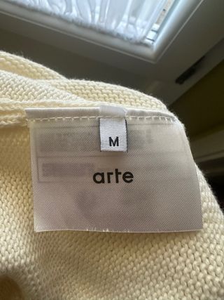 Cardigan Arte Antwerp crema zip M