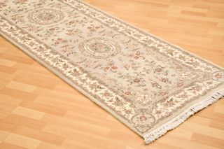 Alfombra persa lana y seda hecha a mano