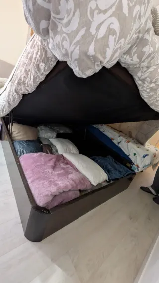 Canapé y colchón 150x190 cm