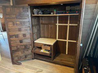 Armario castellano madera maciza (nogal)