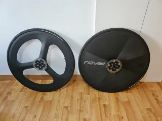 Ruedas carbono.