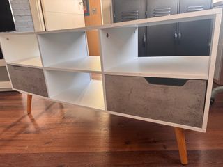 Mueble TV Estanterías y Cajones