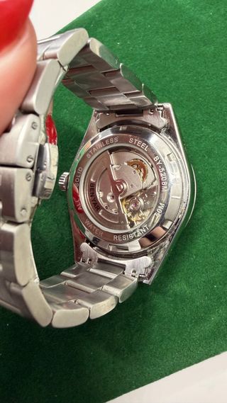 Reloj BENYAR Automático Plata y Turquesa