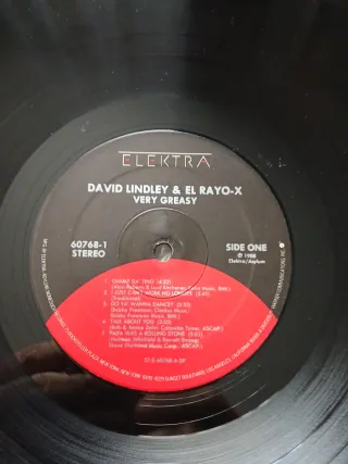 Vinilo David Lindley & El Rayo X - Very Greasy