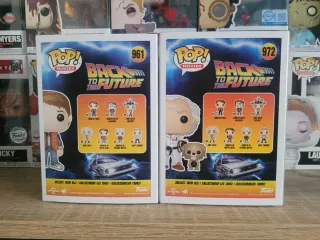 Pack Funko Pop! Back to the Future Doc 972 y Marty