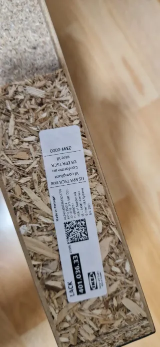 Mesa centro IKEA negra y 4  estante