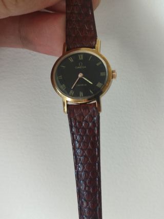 Omega Genève Reloj de Pulsera Dorado Negro