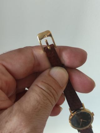 Omega Genève Reloj de Pulsera Dorado Negro