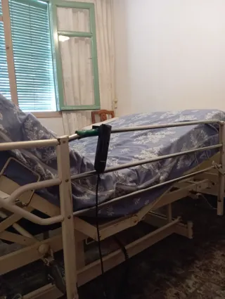 Cama articulada metálica