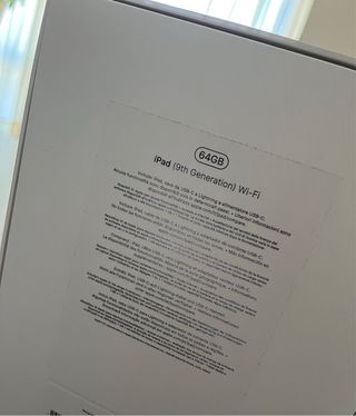 Caja iPad 9ª Generación