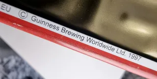 Chapa Guinness Calendario Vintage 20x30cm