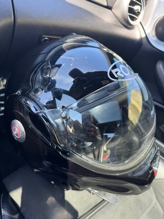 Casco Moto Modular Roof Negro