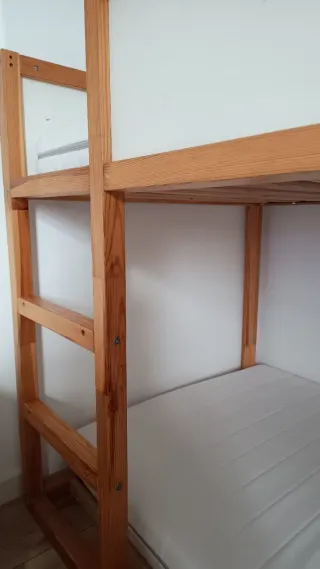 Cama Litera Kura Ikea + Colchones y Somier