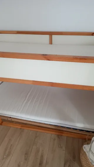 Cama Litera Kura Ikea + Colchones y Somier