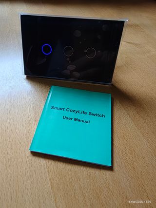 Interruttore Smart Wifi Touch Nero