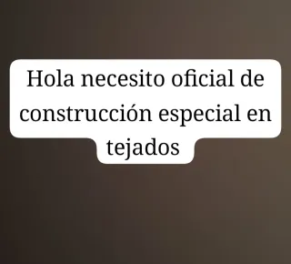 Necesito oficial en tejados en burgos
