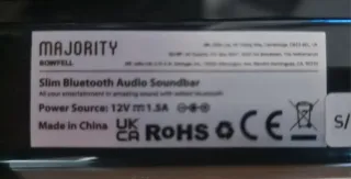 Barra de sonido con mando a distancia y bluetooth