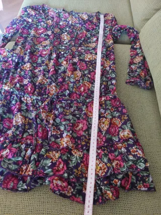 Camisola de manga larga floreada