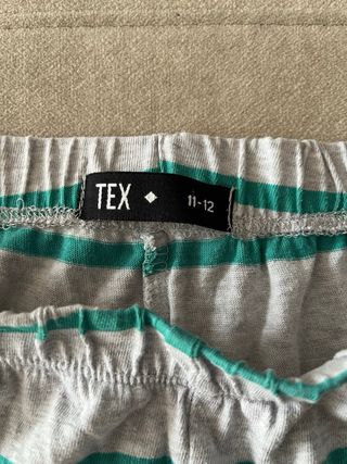 Pijama rayas azul y verde