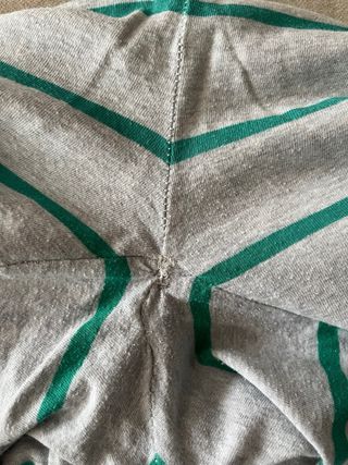 Pijama rayas azul y verde