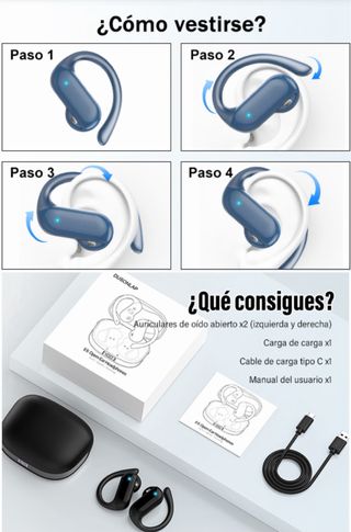 Auriculares Bluetooth 5.4 Deportivos IPX7 Nuevo