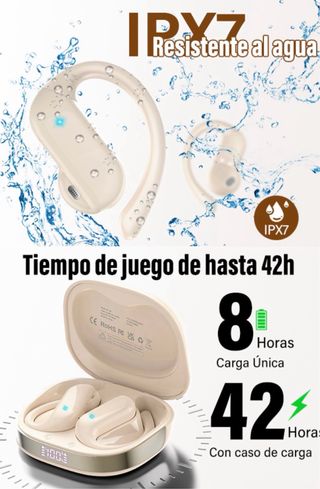 Auriculares Bluetooth 5.4 Deportivos IPX7 Nuevo