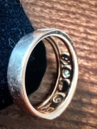 Anillo Oro Rosa y Diamantes