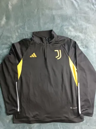Top Allenamento Juventus Adidas Nero/Giallo