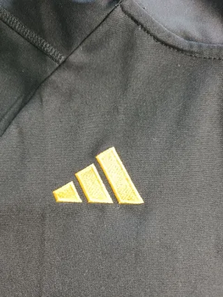 Top Allenamento Juventus Adidas Nero/Giallo